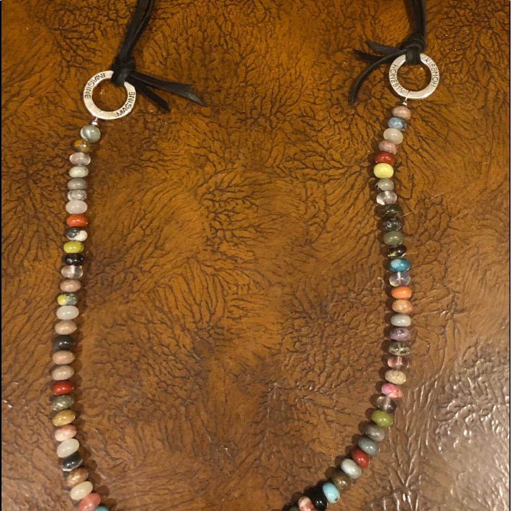 Mixed Jasper handmade necklace